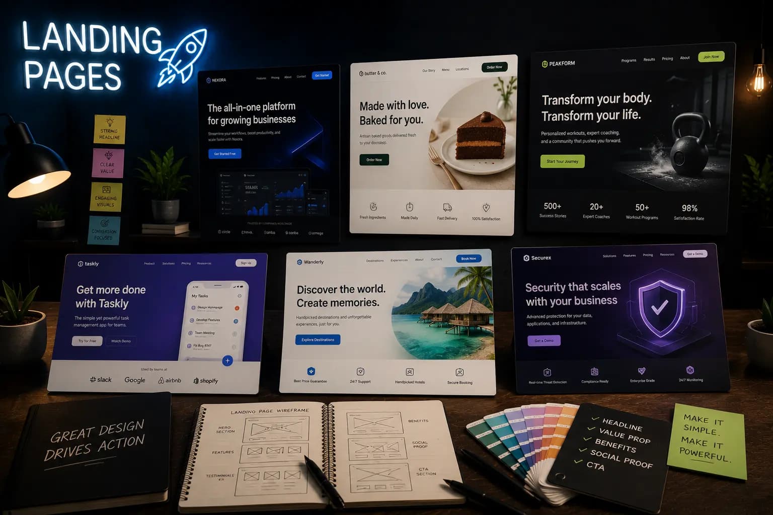 Landing Page Design